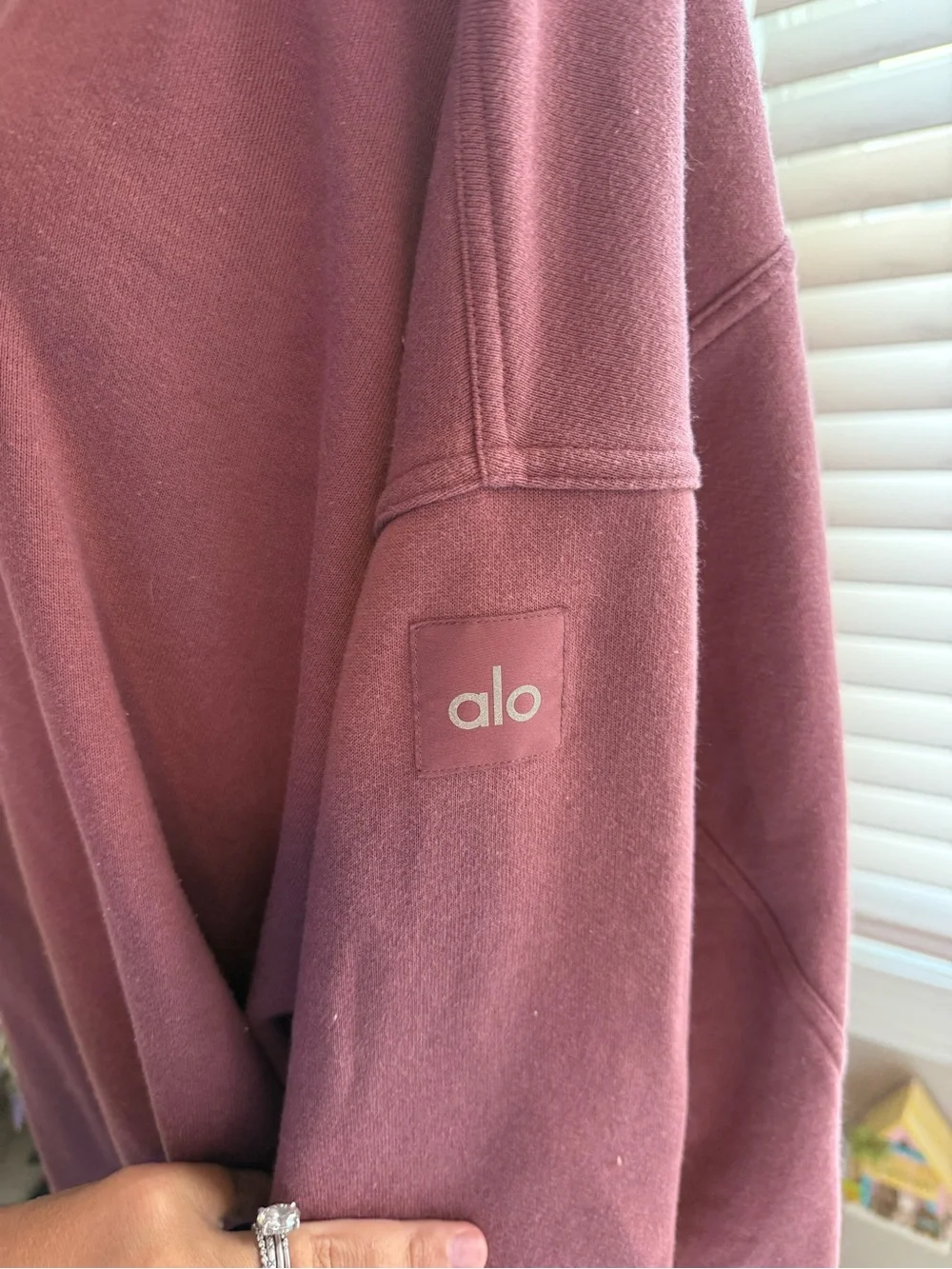 ALO - Women's Oversized Cowl Neck Sweater - Dusty Plum